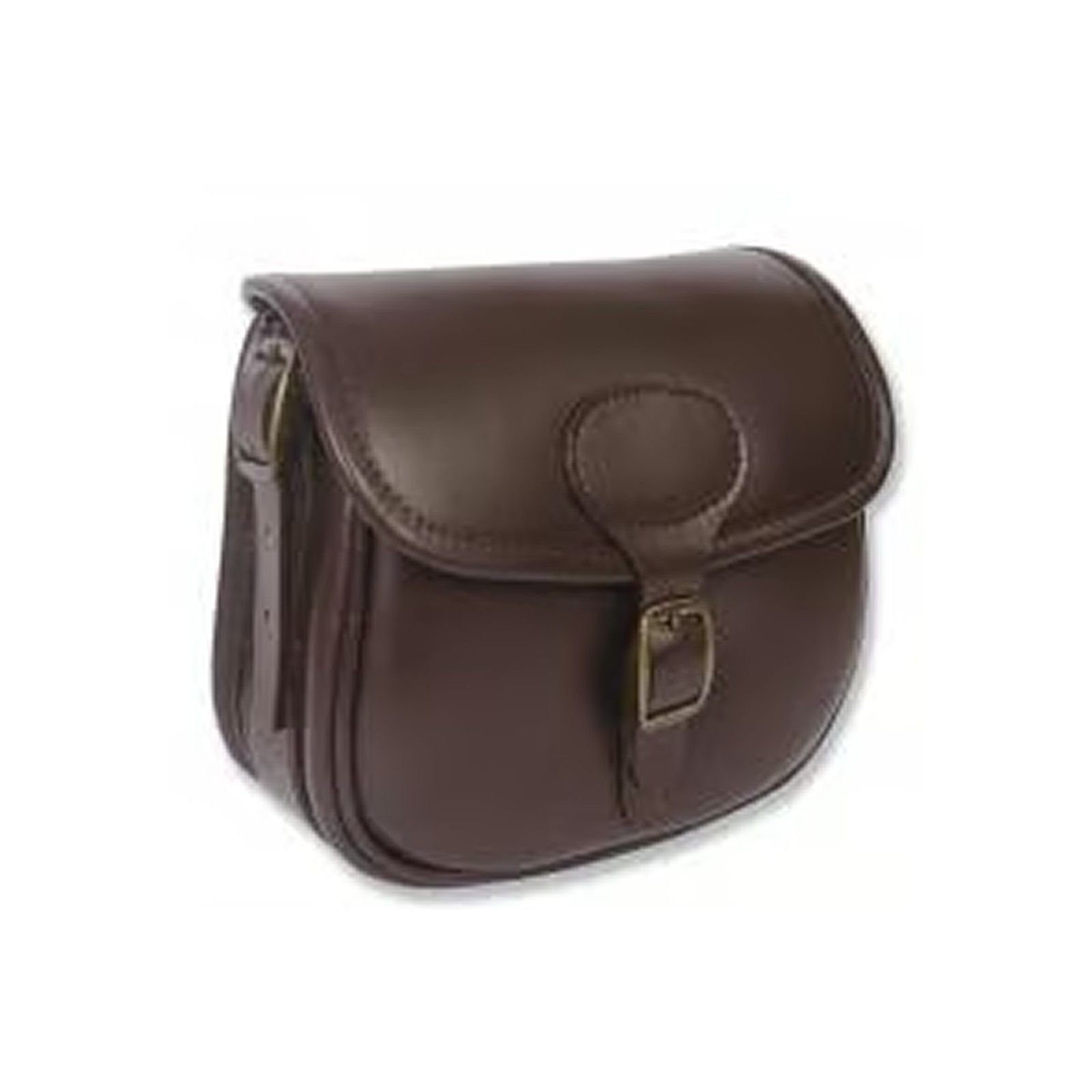 Brown leather Cartridge Bag